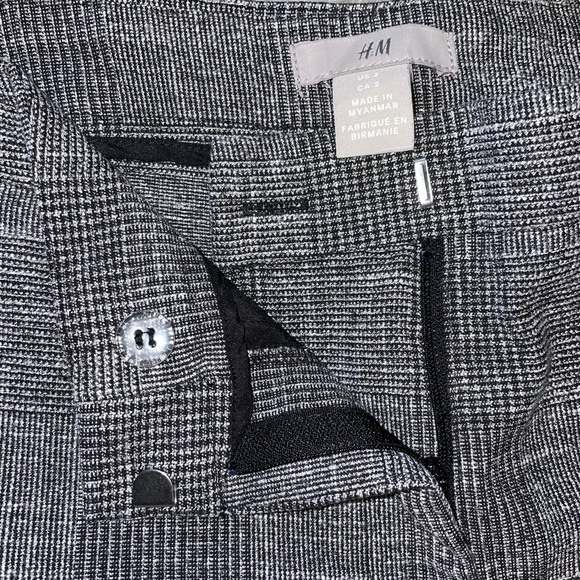 Grey Houndstooth Pants - Picture 4 of 6